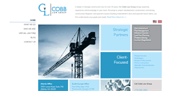 Desktop Screenshot of cobblawgroup.net