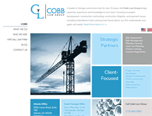 Tablet Screenshot of cobblawgroup.net